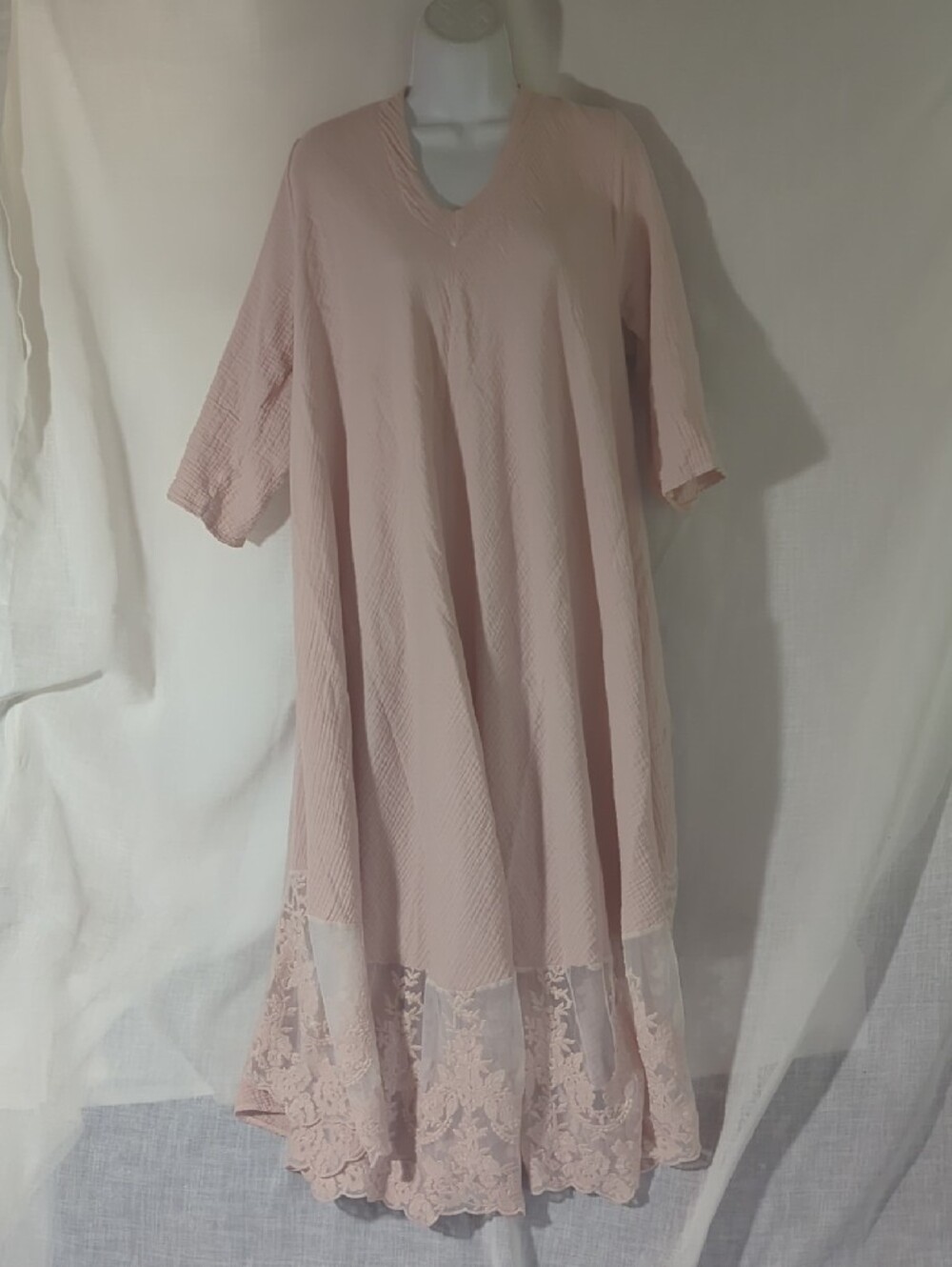 Chef Moi Light Pink Maxi Dress — Sleeveless Women's Flowing Style